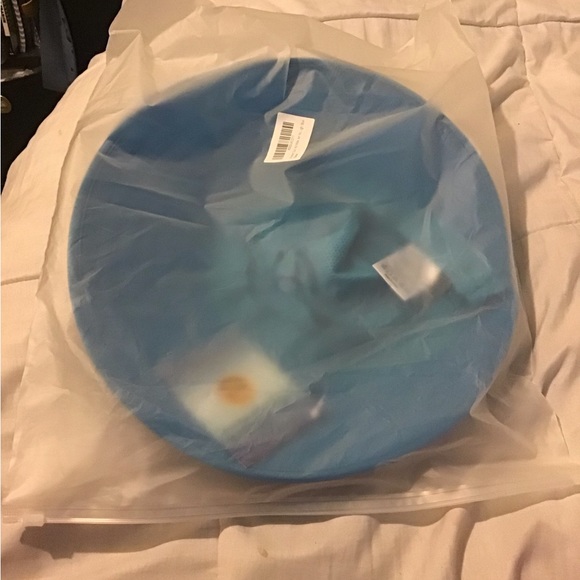 Oh Sunny turquoise blue sun hat NWT - Picture 2 of 7